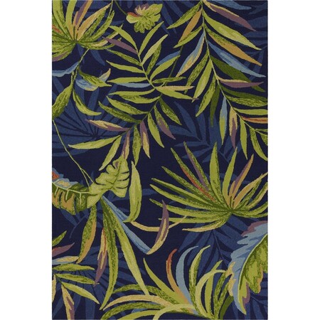 Palacedesigns 2 ft. x 3 ft. UV-Treated Polypropylene Ink Blue Area Rug PA3665026